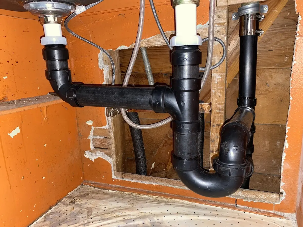 Professional Repiping Services equipment and tools on the job in Westway